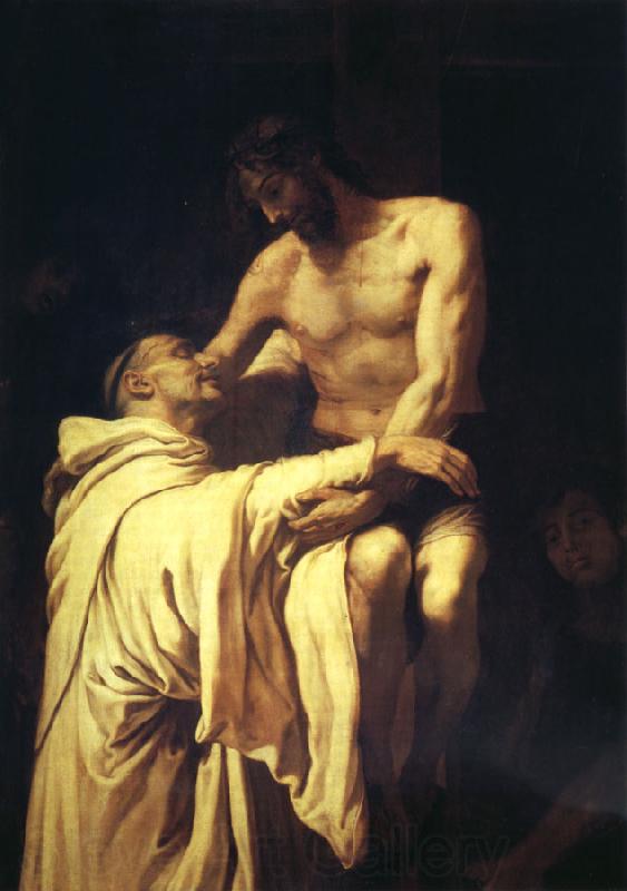 RIBALTA, Francisco Christ Embracing St.Bernard Spain oil painting art